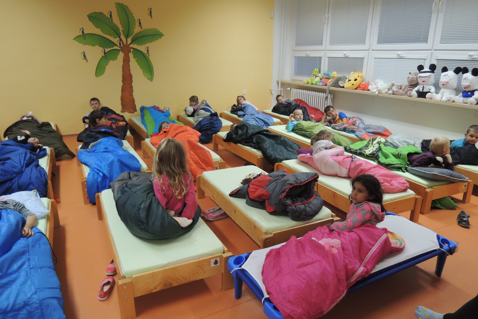 Sleep out with preschoolers