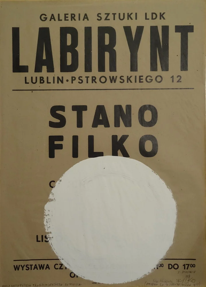 1978, Ego blíženci, maľba na plagáte, 70x50 cm