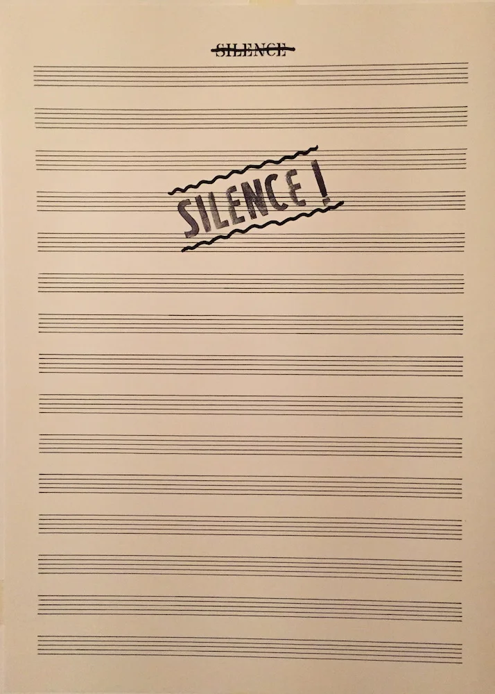 1977 - 78, Silence, komb. tech, 45x33,5 cm