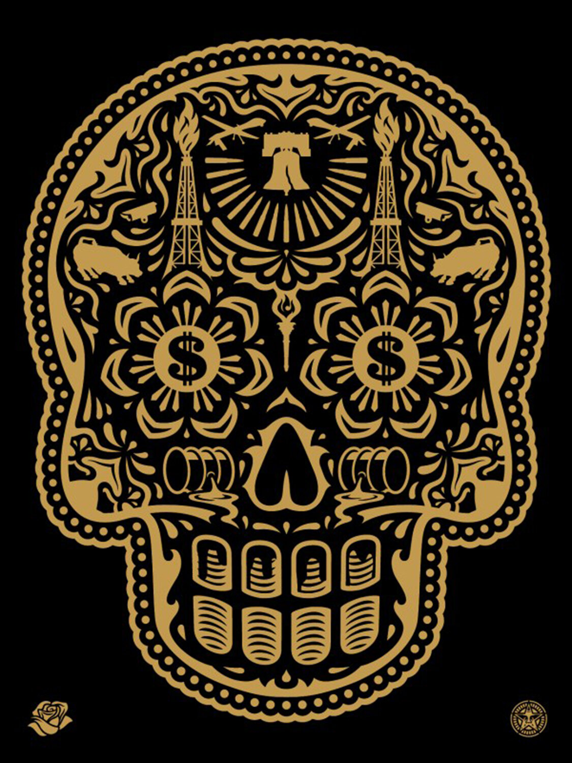 Power & Glory Day Of The Dead Skull (GOLD)_1.jpg