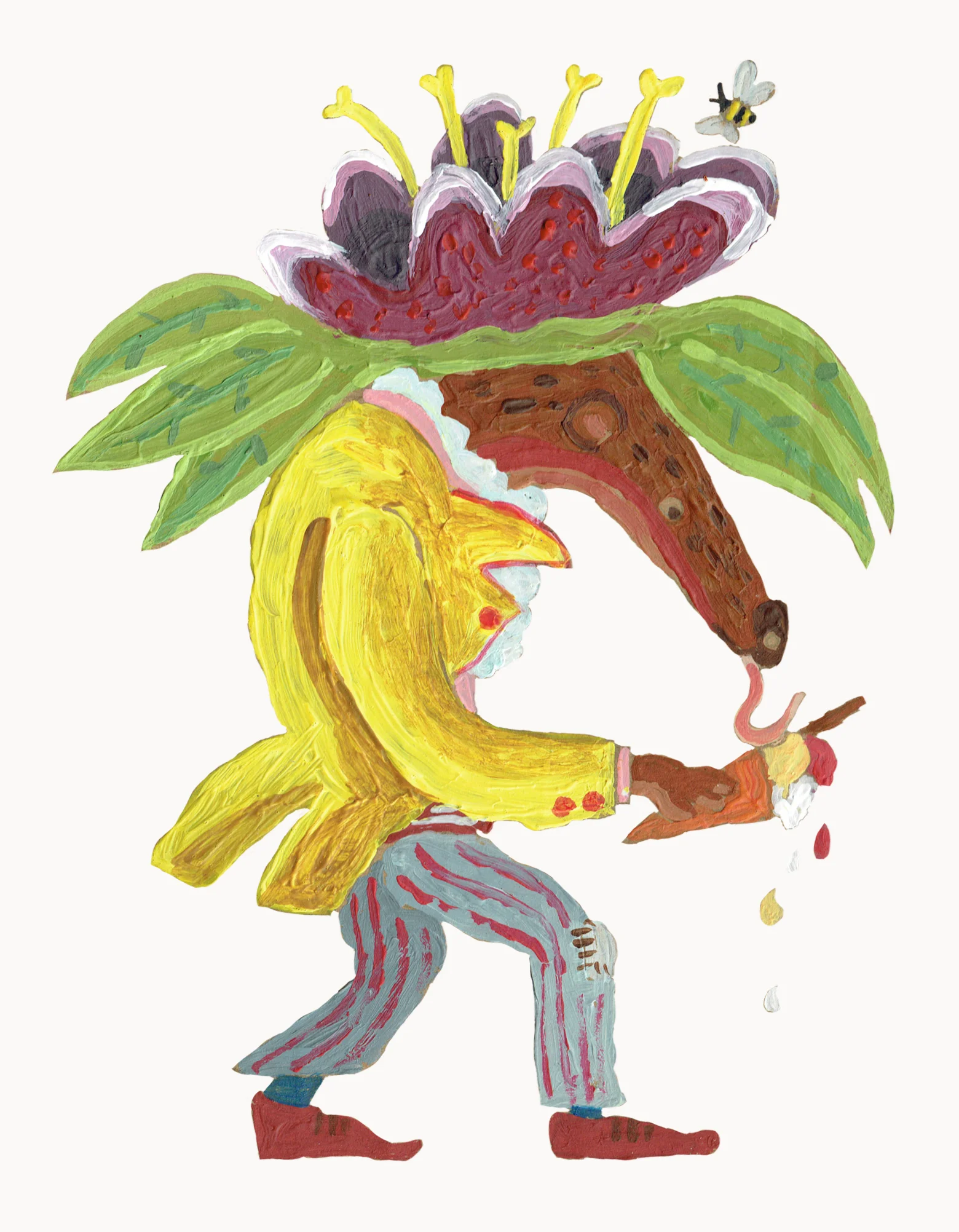 Painting this, I realised how much I love anteaters
