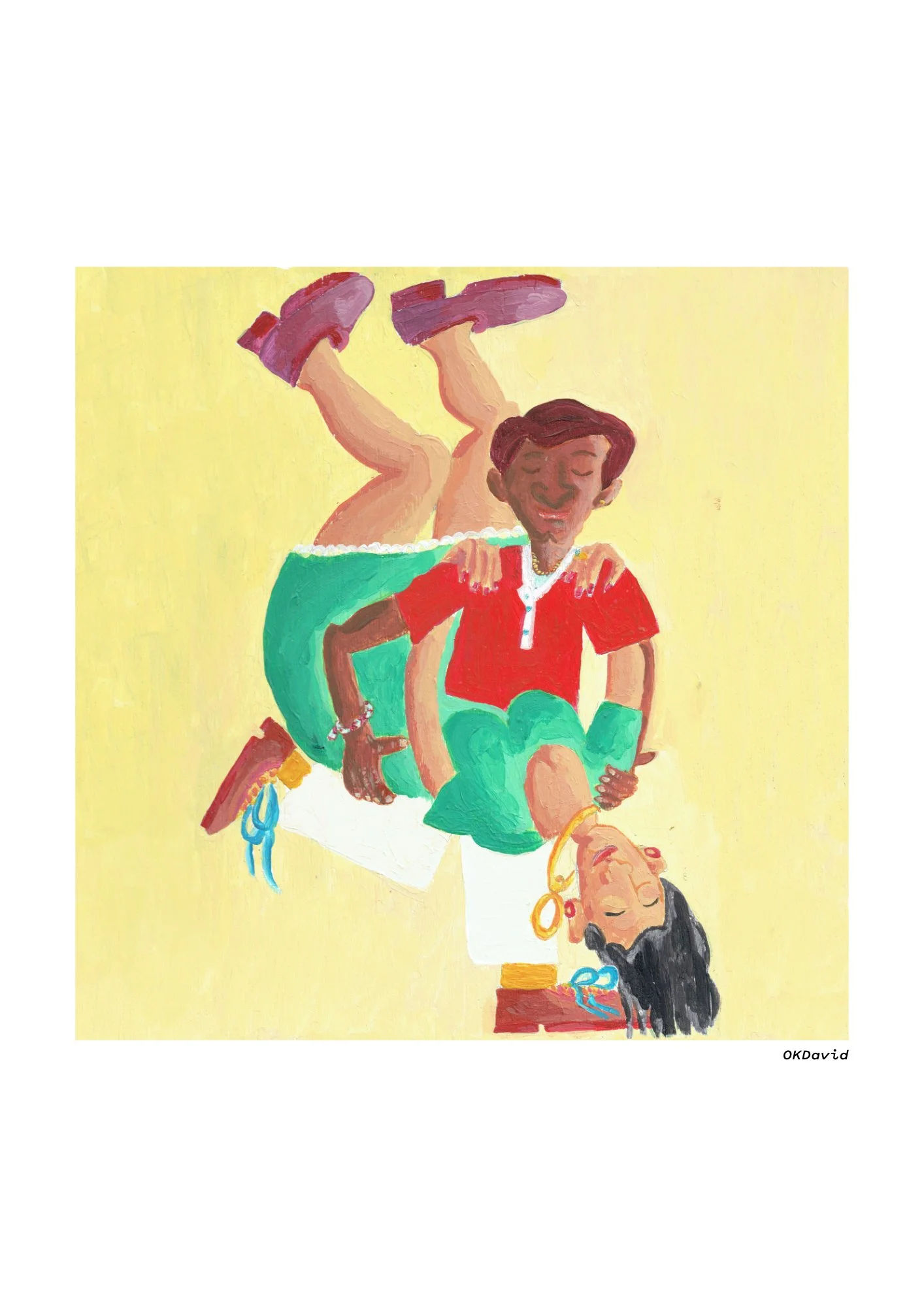 Dancers print