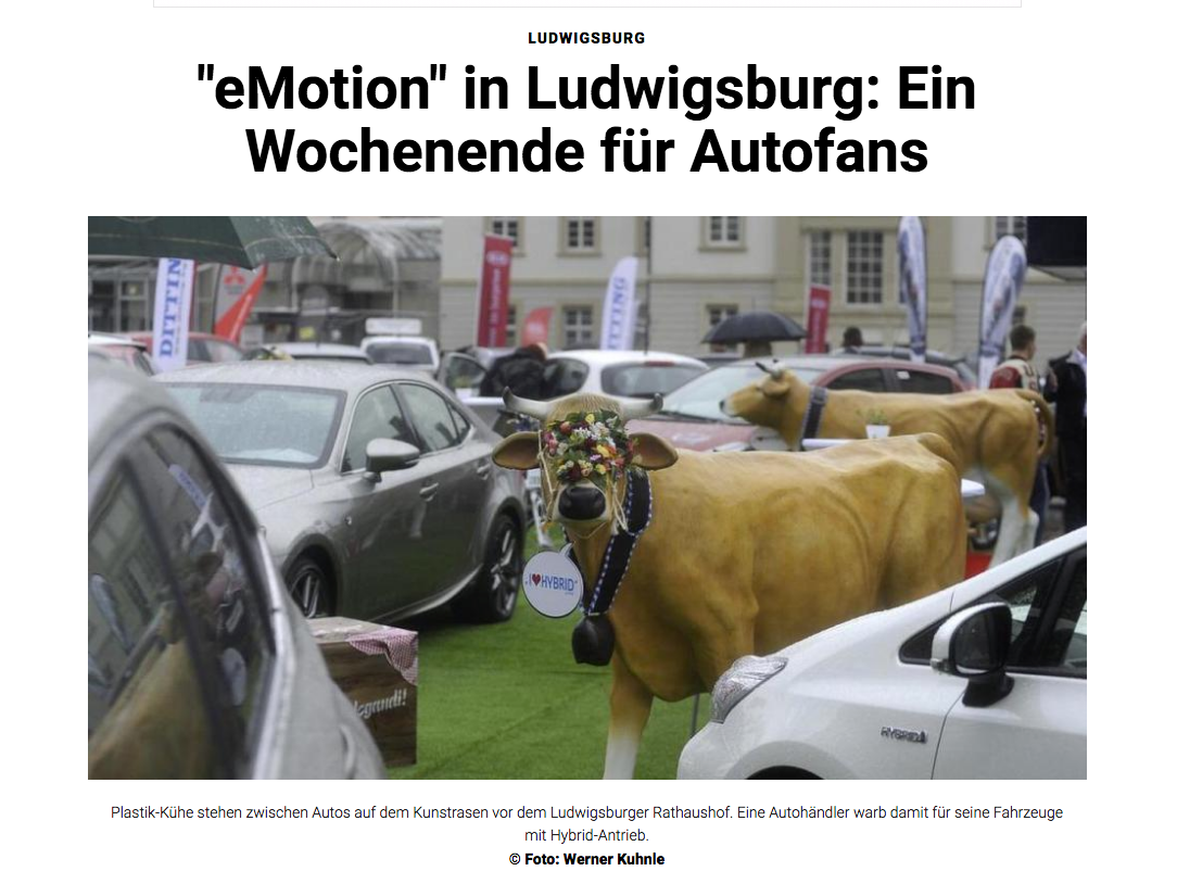 Viel besser kann man Umweltverträglichkeit auf der eMotion Messe nicht darstellen