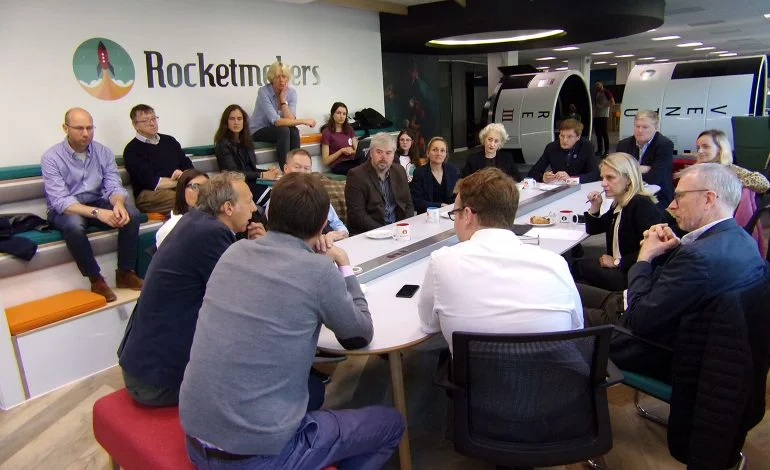 The breakfast roundtable was hosted by tech development and agency, Rocketmakers