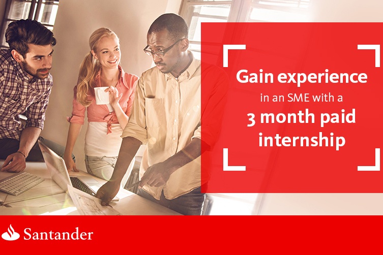 Santander's paid internship scheme 2019