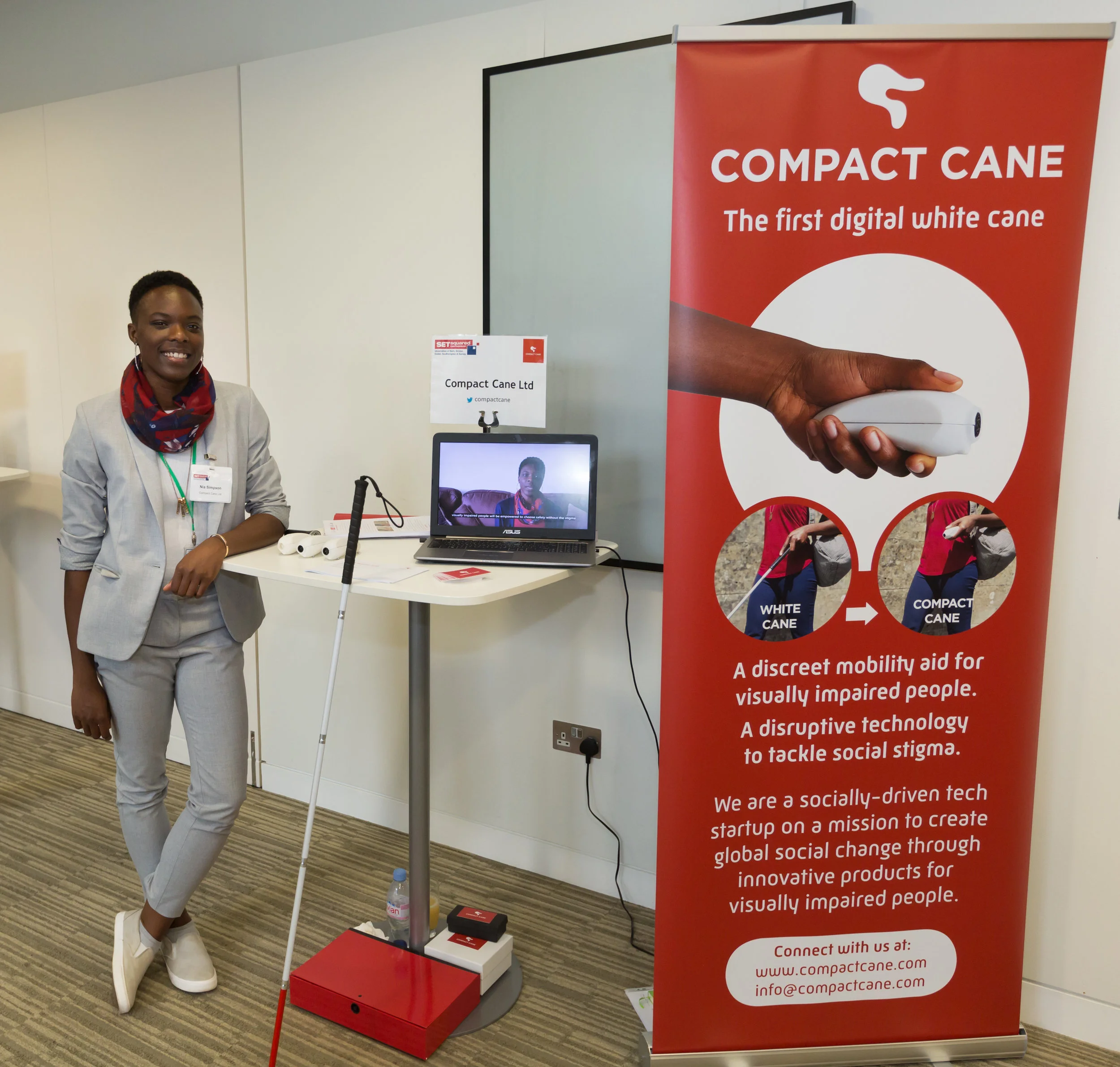 Nia Simpson, Founder of Compact Cane