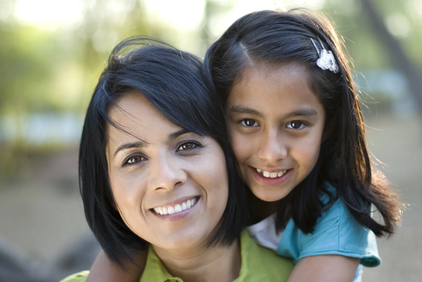Woman and child
