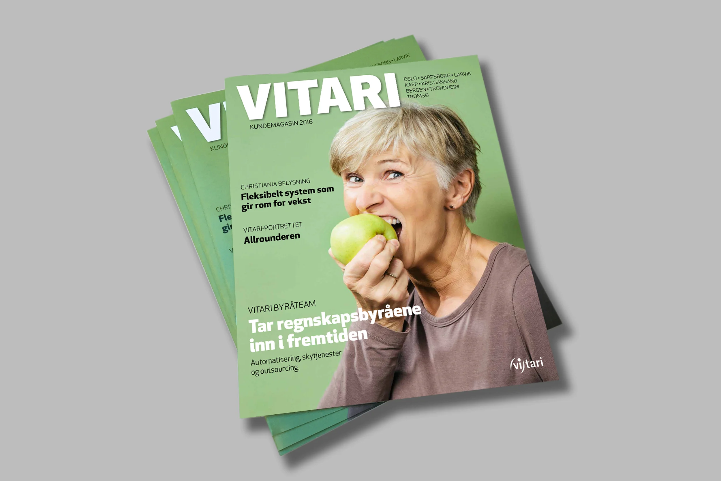 Kundemagasin 2016. Vitari AS er det største og mest erfarne miljø i Norge på økonomisystemer fra Visma Software AS.