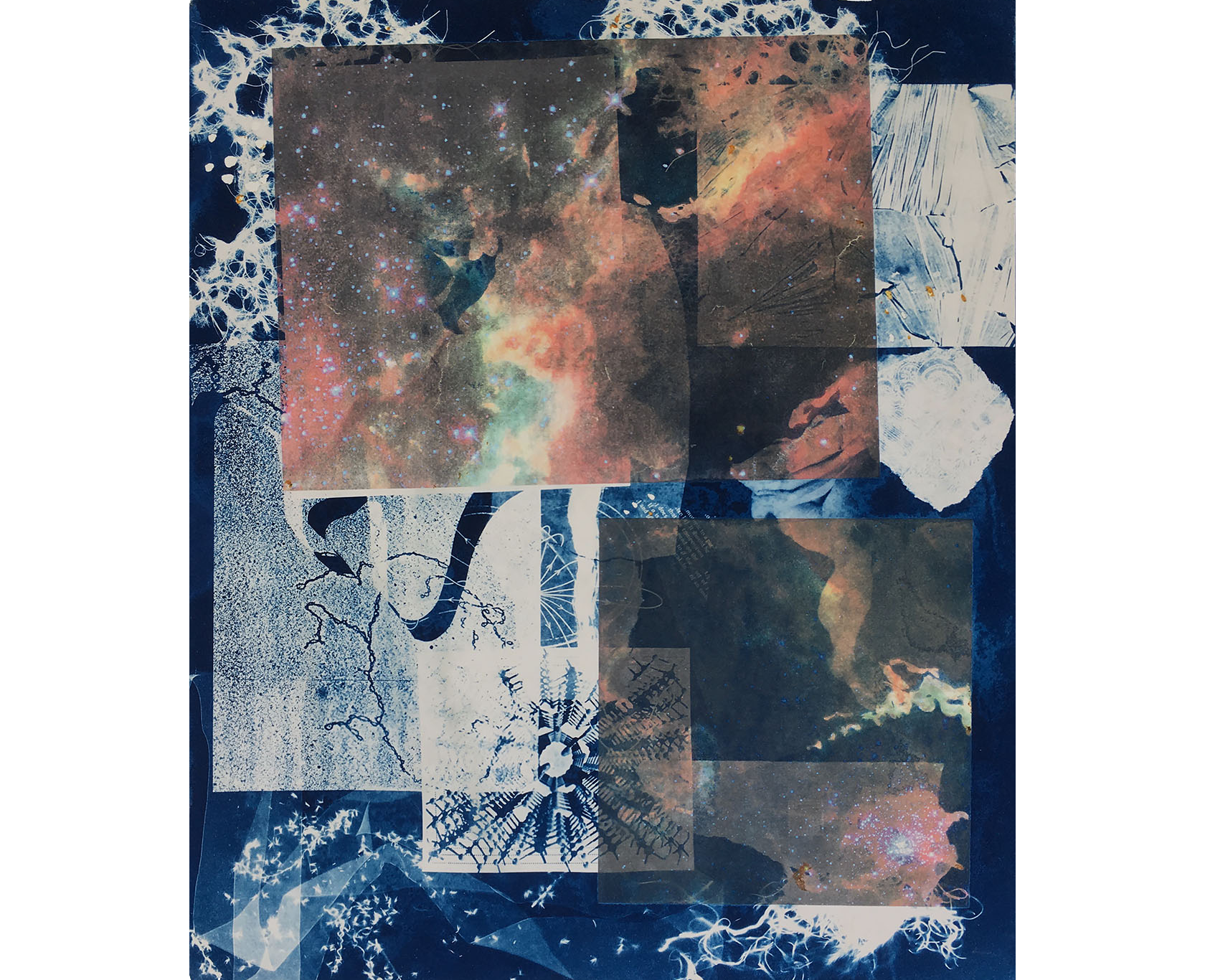  Nebula, 1996. Cyanotype, 22 x 19     