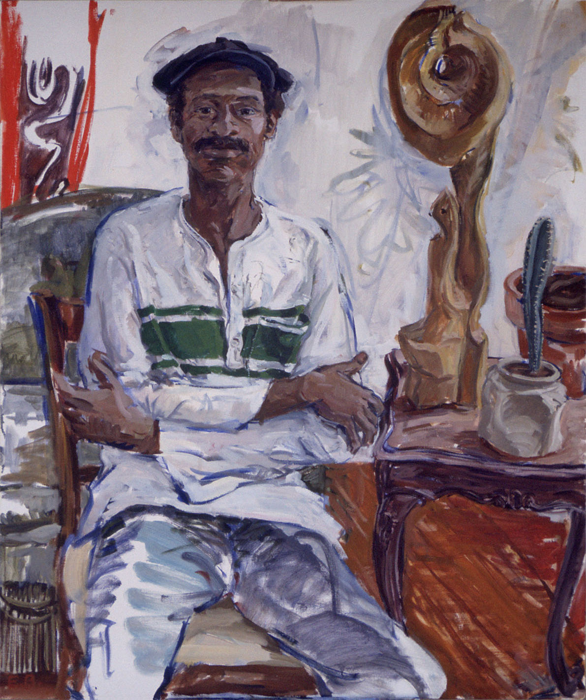  Emerson Bell, 1978, Oil on Canvas, 48” x 44” 