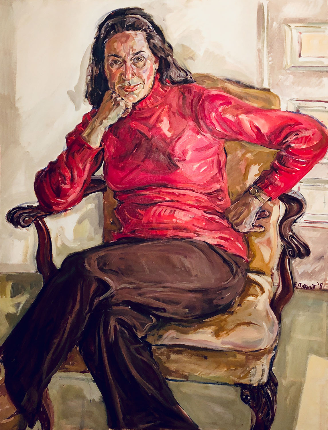  Ann Levere, 50” x 38”, Oil on Canvas, 1981 