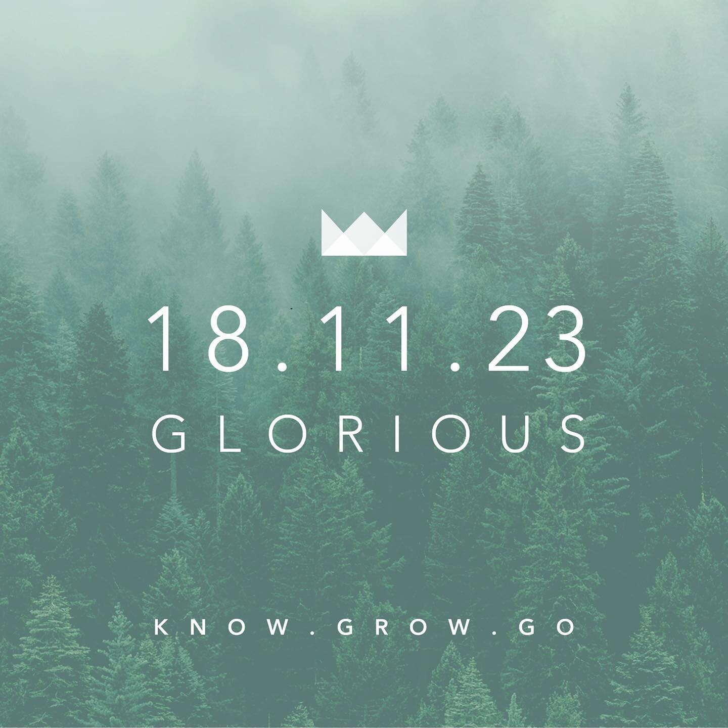 SAVE THE DATE!! Glorious is back!
We have more exciting information to follow, but we can promise you this - it will be Glorious! 

#glorious23 #knowgrowgo #womensconference