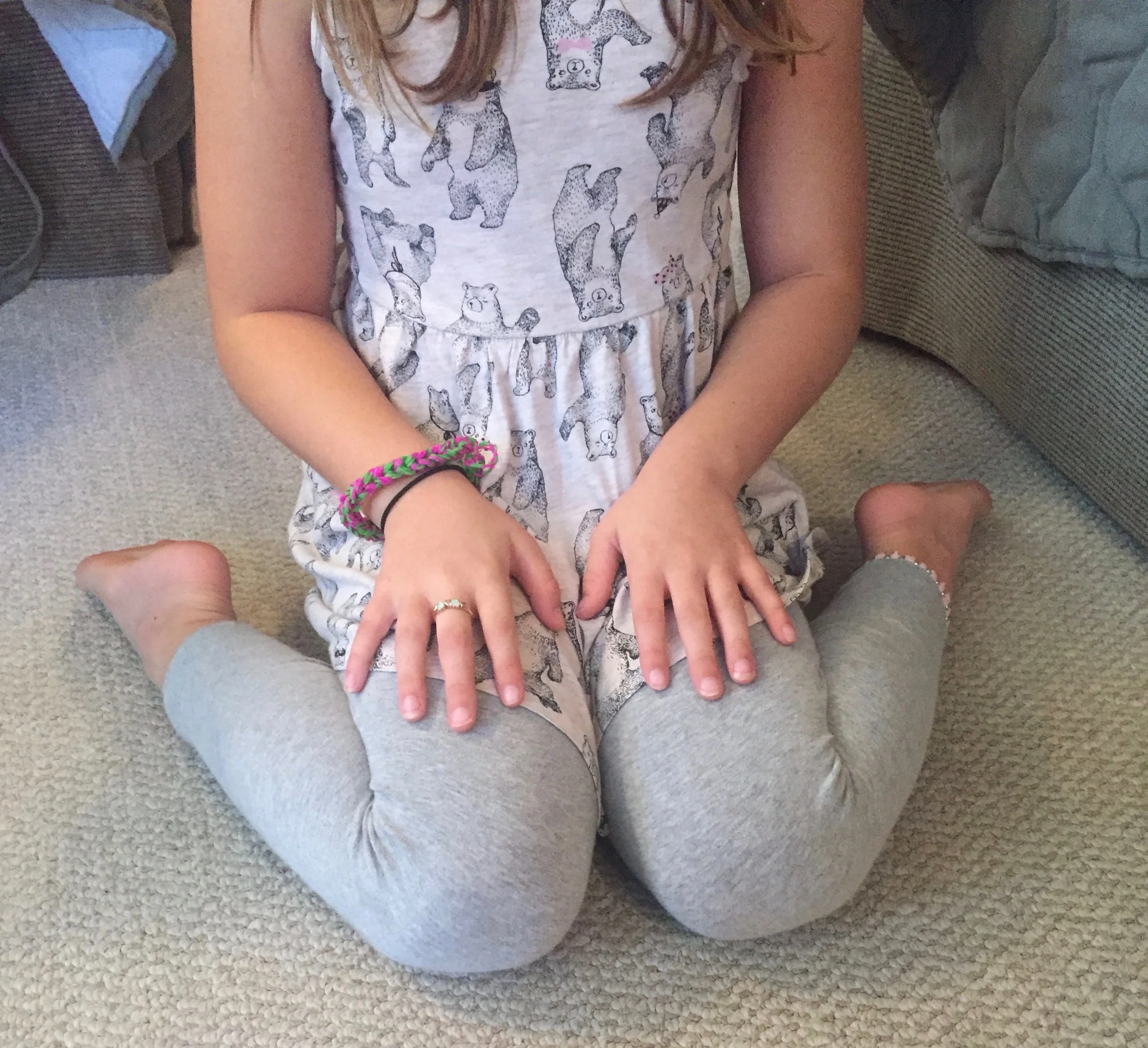 "W" sitting posture