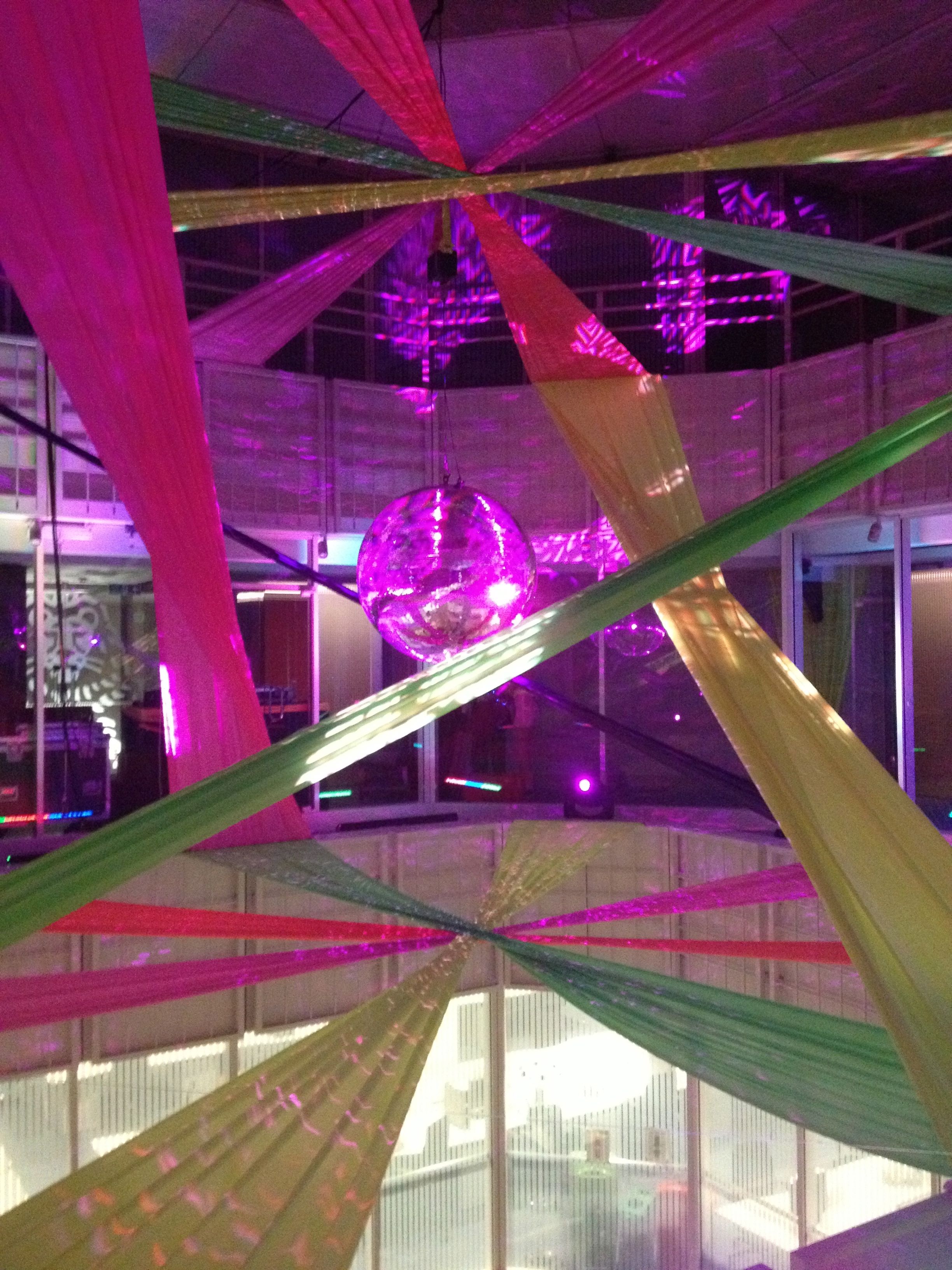 ATTRIUM AT ING DRAPE AND GIANT MIRROR BALL RIG.jpg