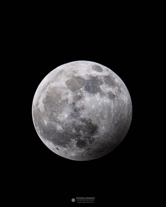 Wolf Moon - The first full moon of 2020, and a penumbral lunar eclipse. What&rsquo;s that? Glad you asked. When the earth&rsquo;s shadow is cast across the moon. Taken from Sanderstead, south east Surrey, near London.
________________________________