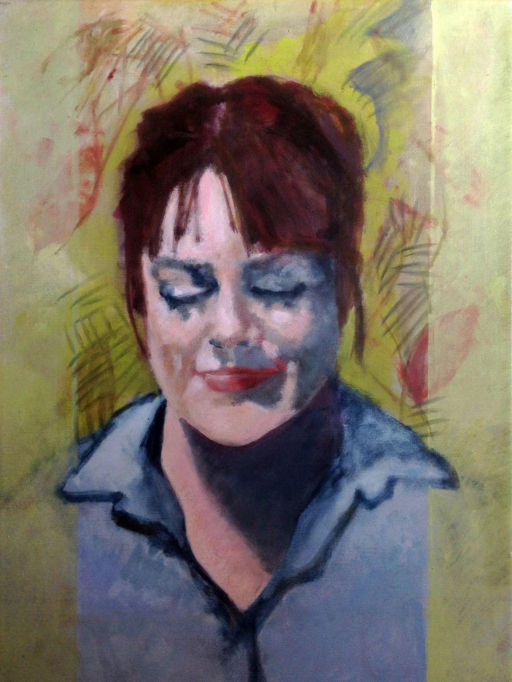 Kim of Washington, oil on canvas, 12 × 16 inches, 2015