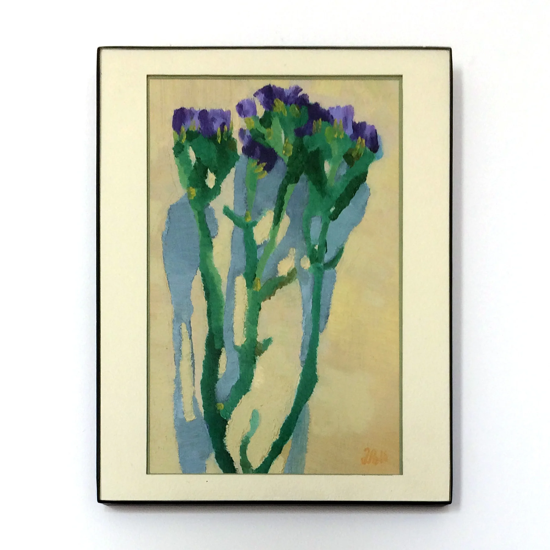 Febrero, oil on prepared paper, 6 × 9 inches