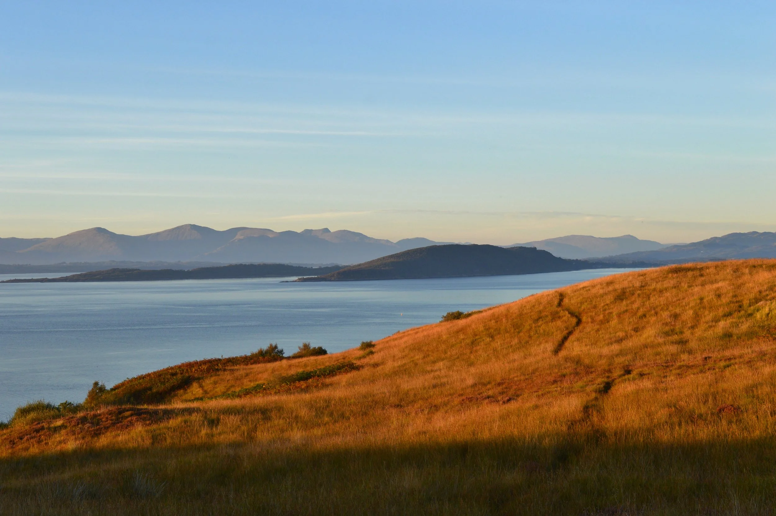 Golden Hour on the Ganavan Hills, Oban