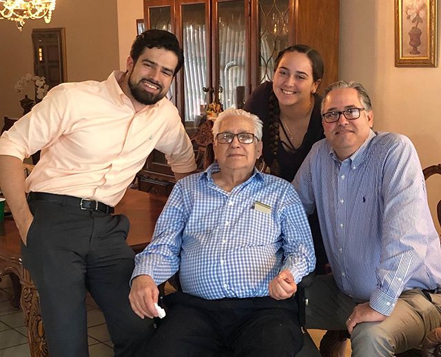 Got to visit the Abuelos today. So thankful to still have them both in my life. Happy Father&rsquo;s Day to all of you fathers, God&rsquo;s placed such a awesome blessing and responsibility in your life. 💪