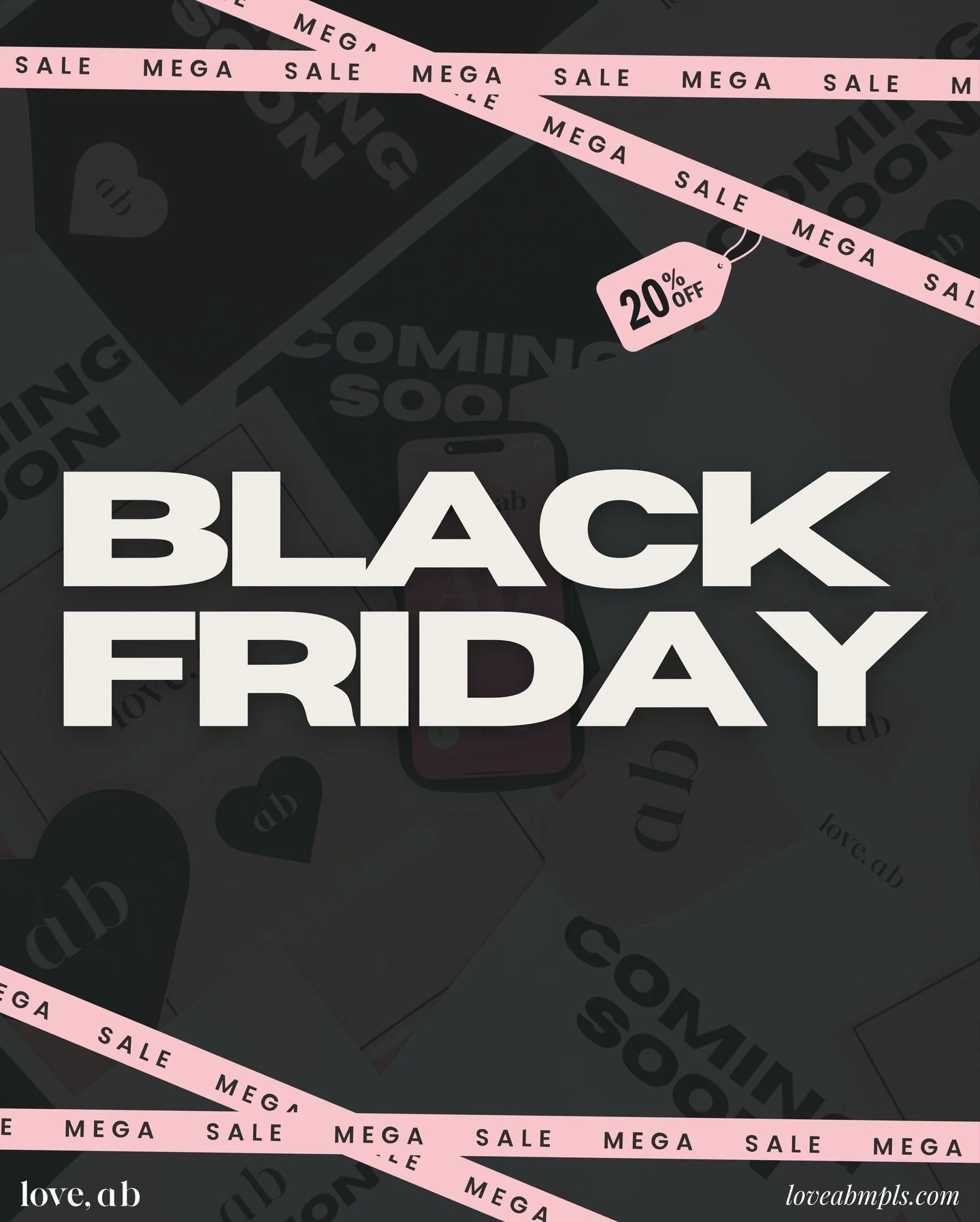 20% OFF ALL RETAIL NOVEMBER 28th - DECEMEBER 1st 🖤

use code EXPANSION25 for online orders!