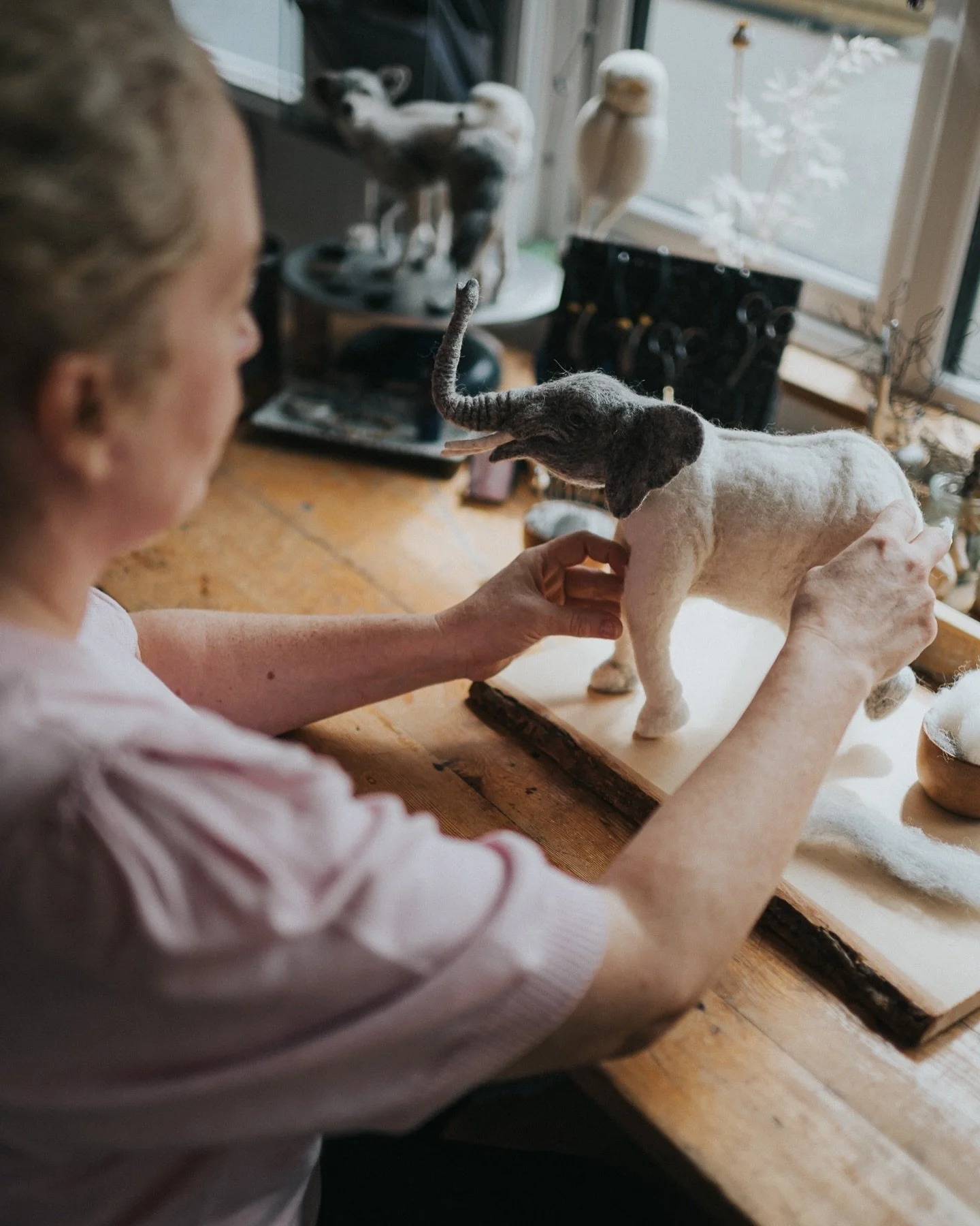 Birdie & Blossom | Fibre Artist
Tracey’s final gallery went out yesterday and I have just loved working on it! Ada was looking over my shoulder as I edited and asked if the lady had created those animals and I said yes and her response was,