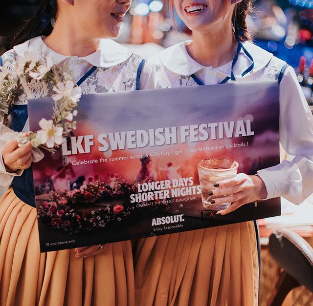 Did you also have a taste of our finest #Swedish #Cocktail in one of the LKF outlets? #MidSummer #Absolut #AbsolutVodka #sweden #celebration #cocktail #drinks #festival #cheers