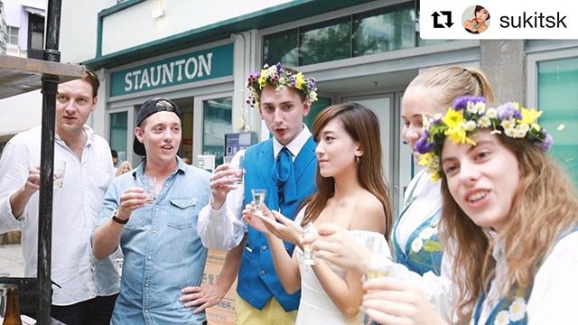 Have a closer look on how Suki spent her #MidSummer with us! Thank you for coming! 💞
#Repost @sukitsk with @get_repost
・・・
Check out the video of me enjoying the Swedish mid summer party last Friday💕 🇸🇪Thanks for having me @swedishconsulatehk @ou