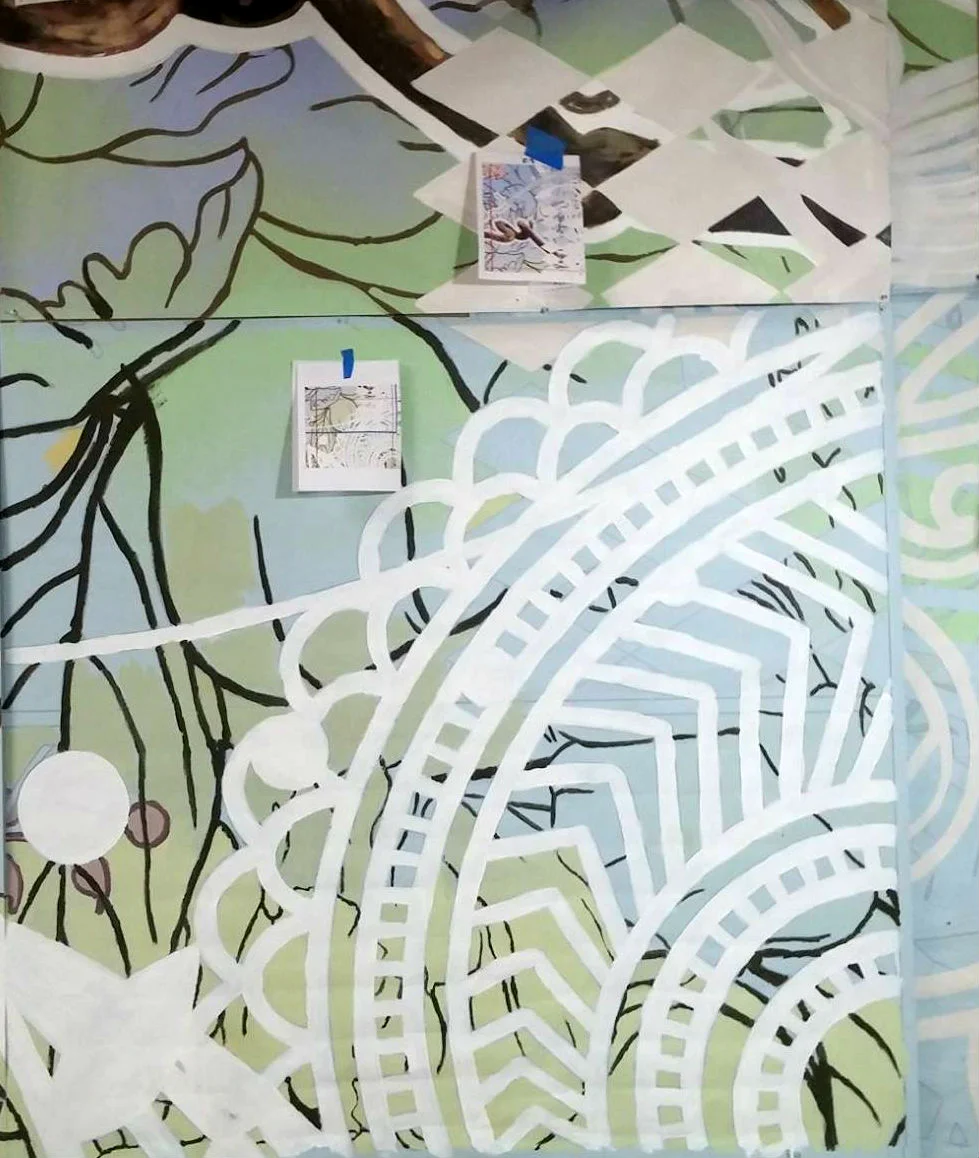 Wellness Mural 2016-17; "Sanctuary"