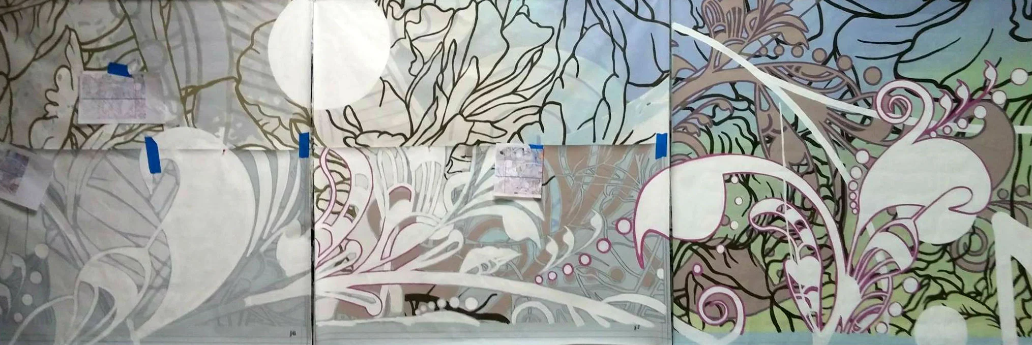 Wellness Mural 2016-17; "Sanctuary"
