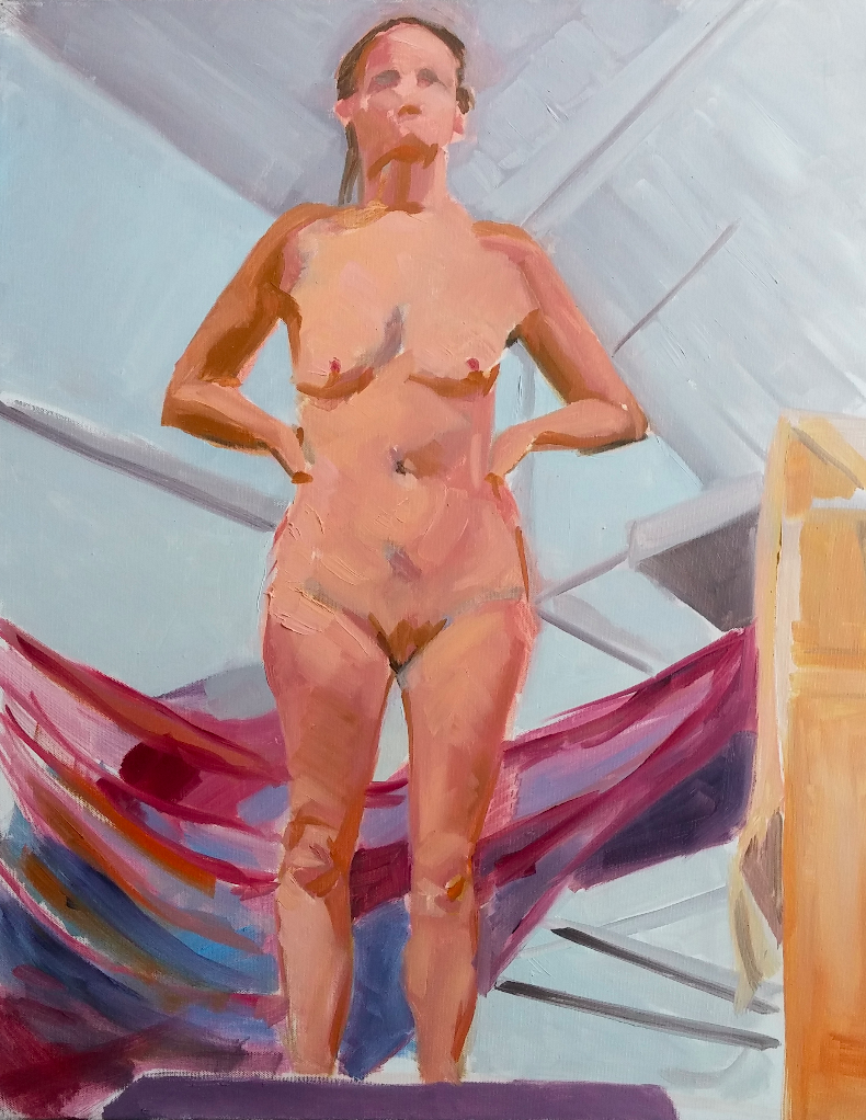 Figure I . Oil on canvas. 20 x 16 inches. 2013.