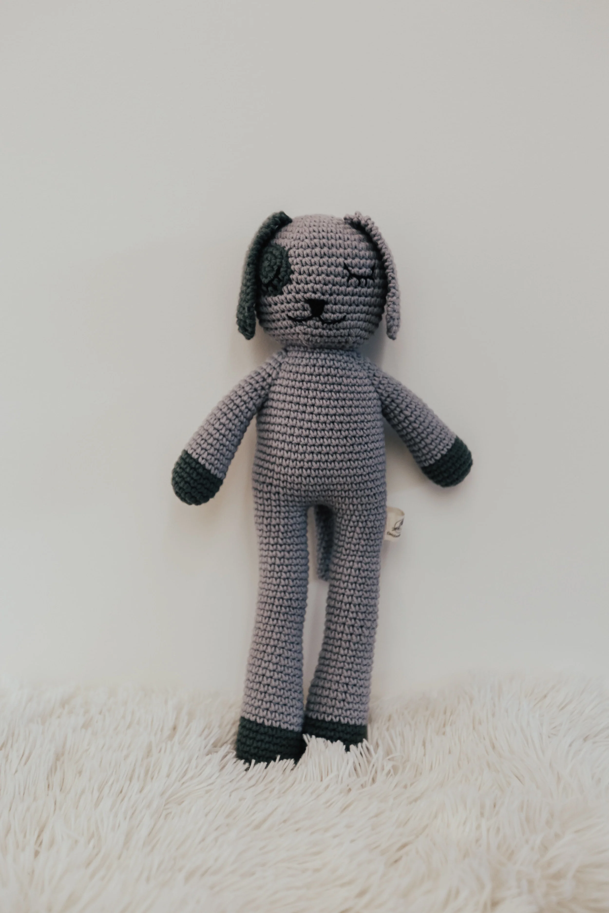 Copy of crocheted stuffed animal baby toy artisan made