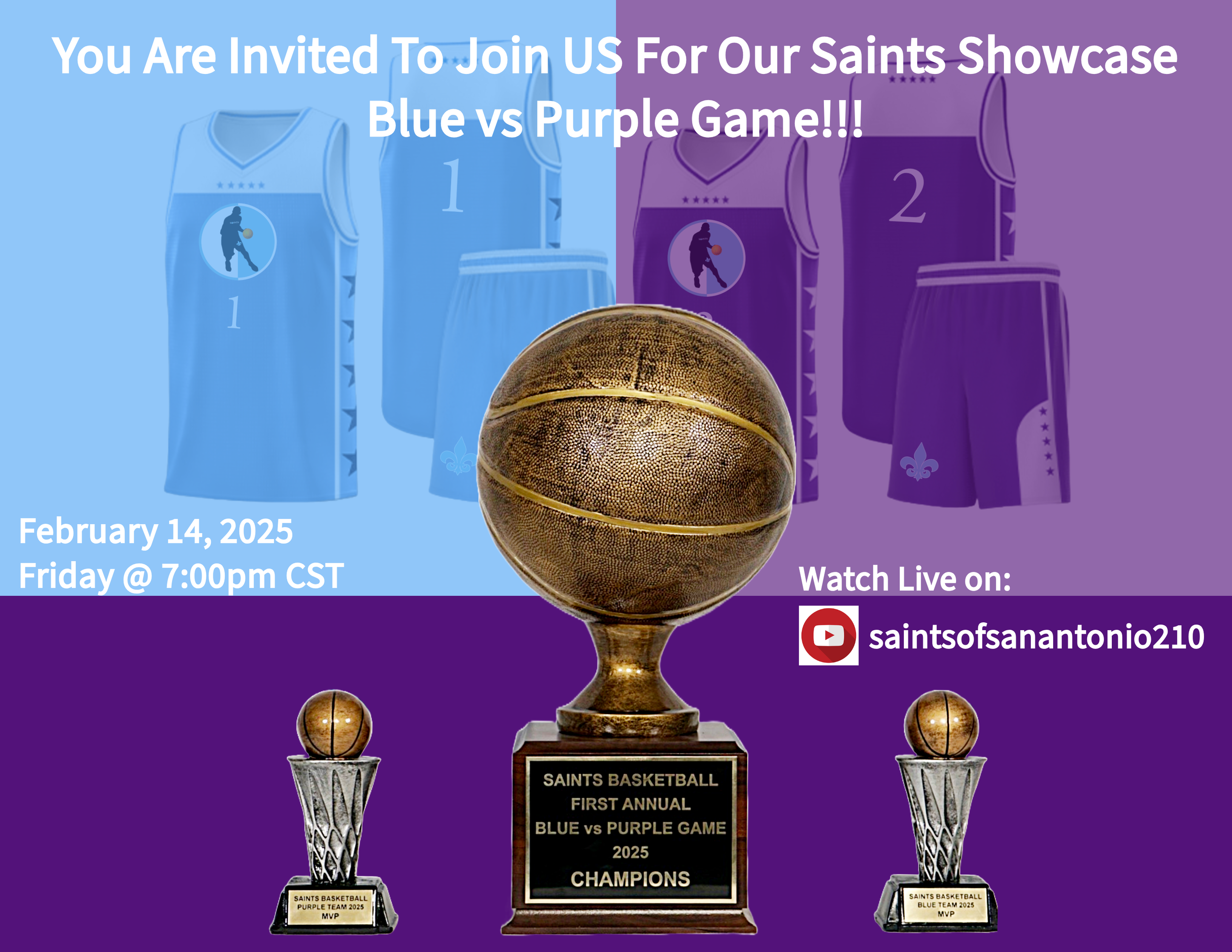 Saints - Blue vs Purple Game