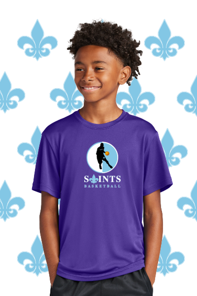 Youth New Edition - Saints Basketball Athletic Tee