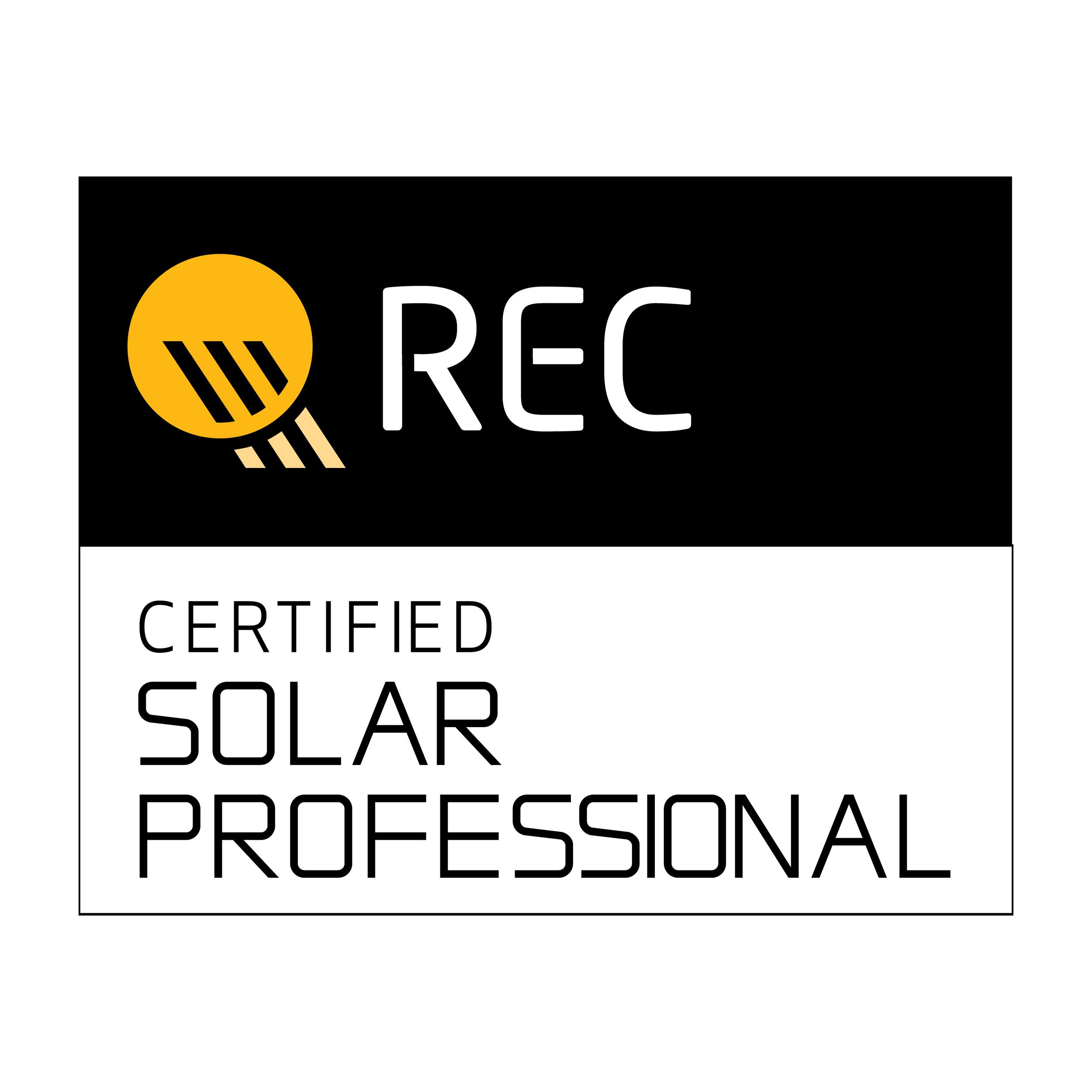 REC Certified Solar Professional 