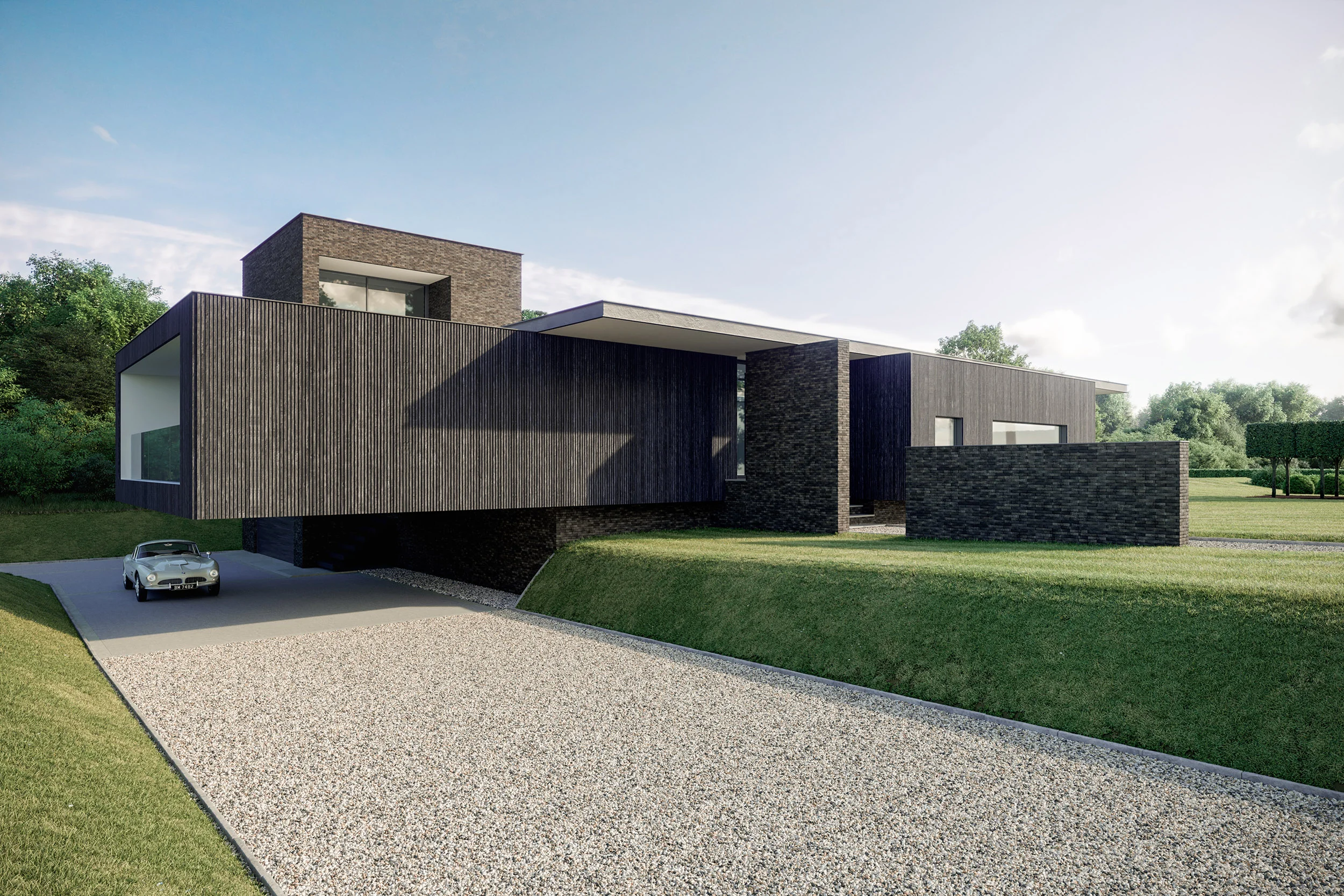 The Faction Black House Ar Design Studio Cgi