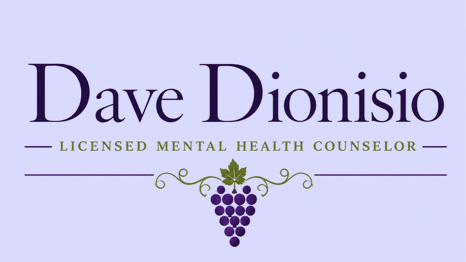 Dave Dionisio - Licensed Mental Health Counselor