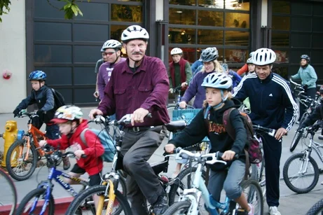 john helped start safe routes to schools pilot program at manor.