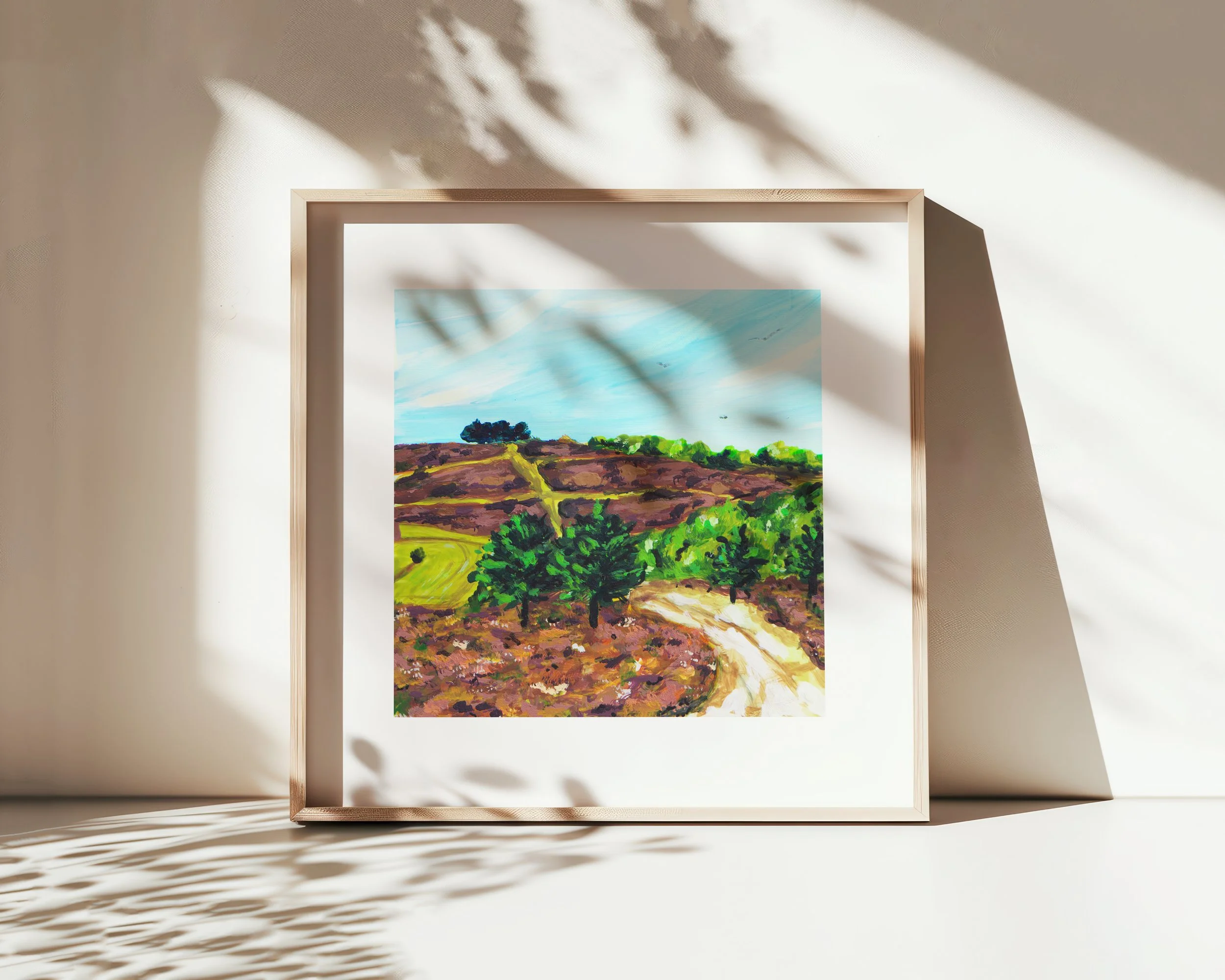 Ashdown Forest Mounted Art Print