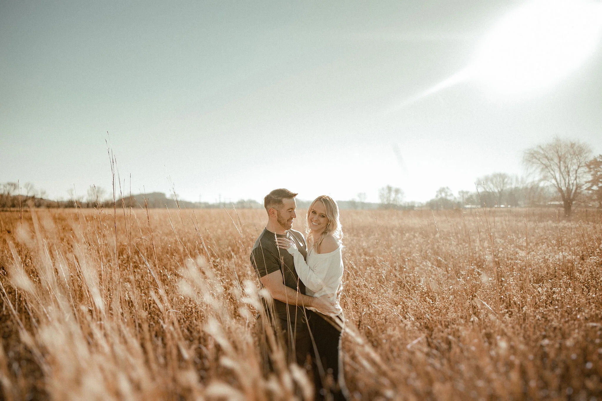 grassy, rural morning session | abby + aaron