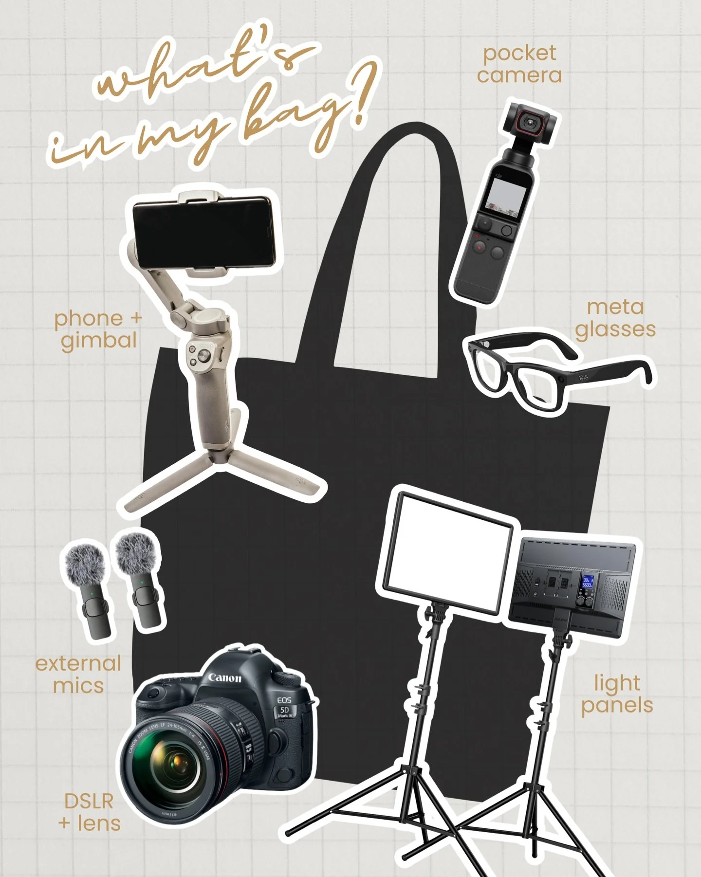 ✨ what&rsquo;s in my bag ✨ as a brand social media manager and content creator.

but let&rsquo;s be honest it&rsquo;s more like 3+ bags that i bring to every content shoot because ya girl comes over prepared and ready for anything 😂

#quadcities #so