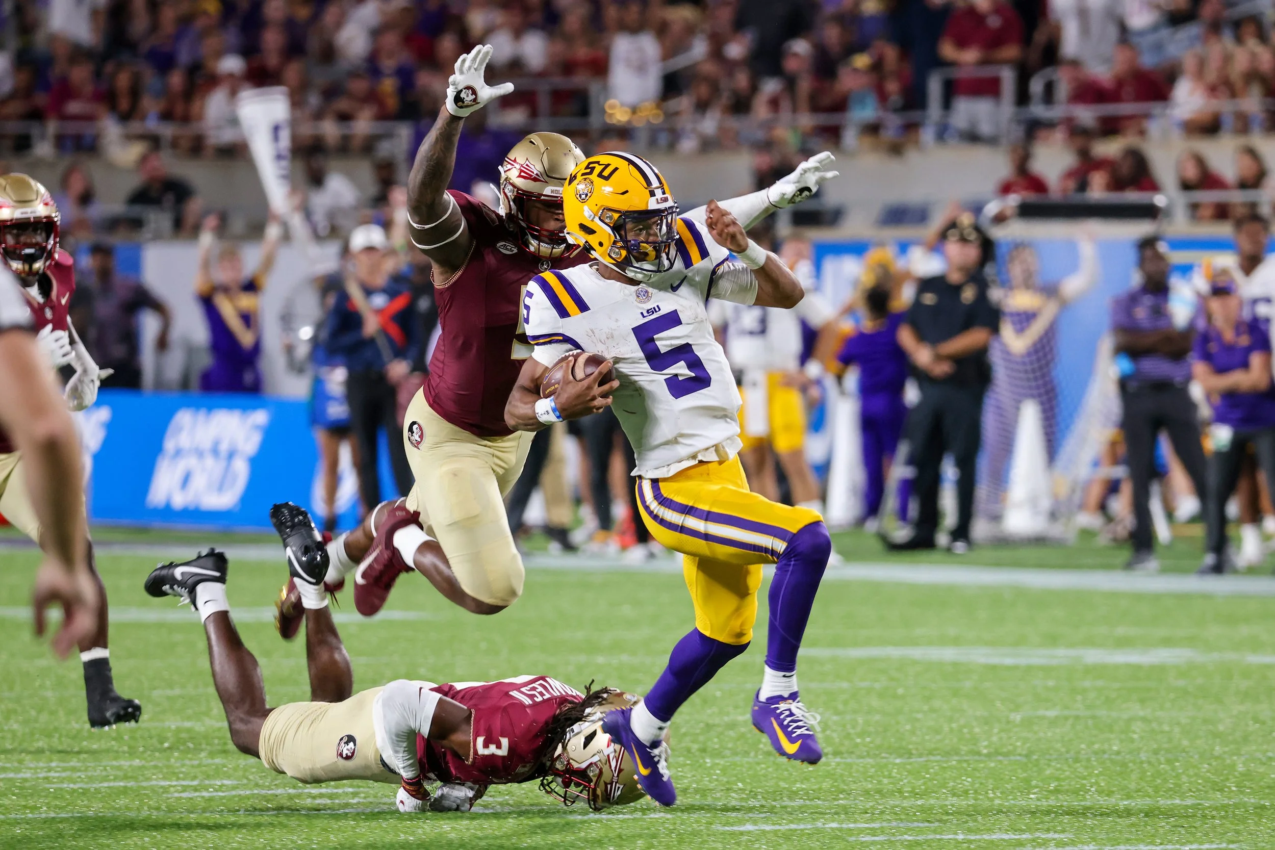 NCAA Kickoff FSU vs LSU