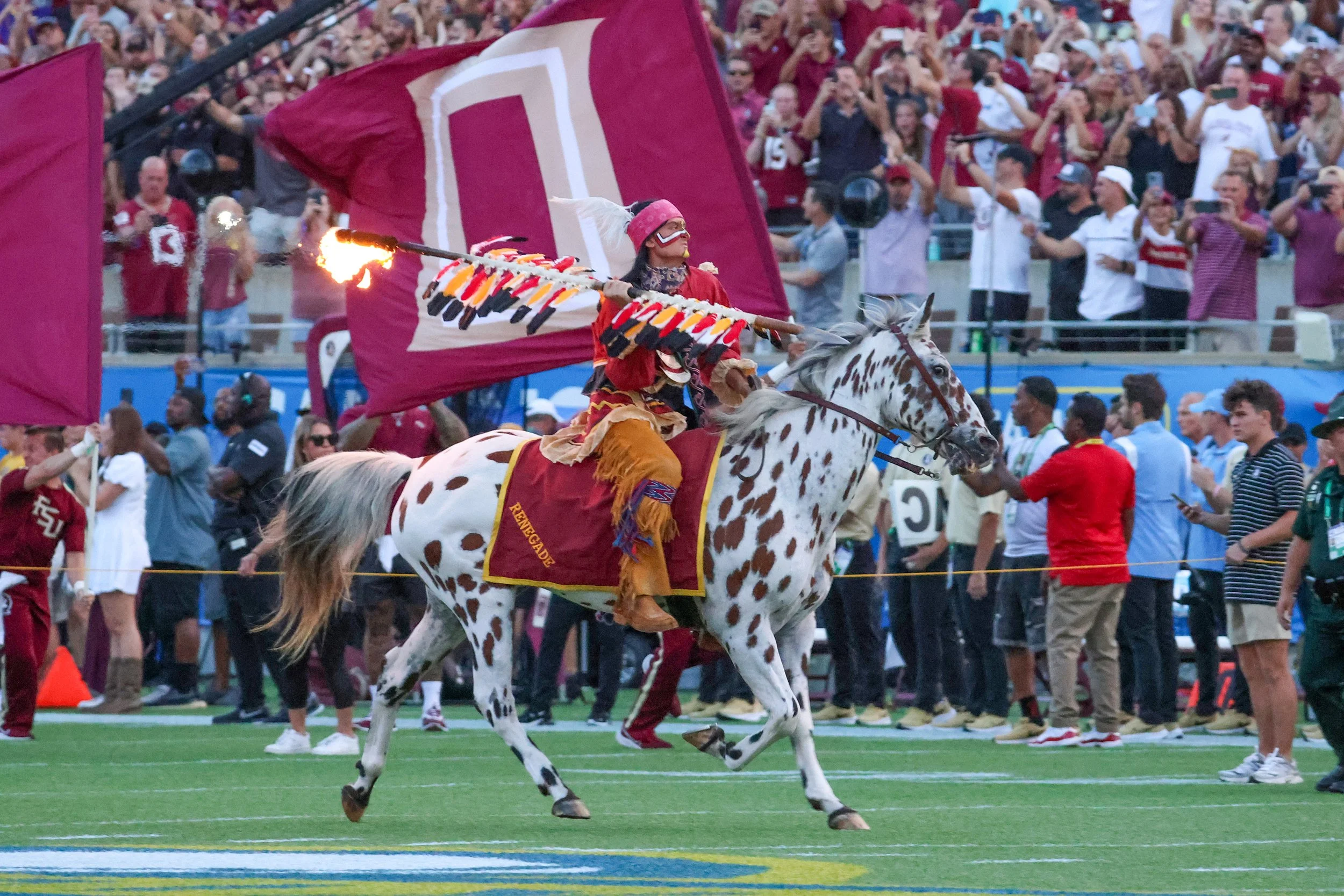 FSU football keeps horsing around.