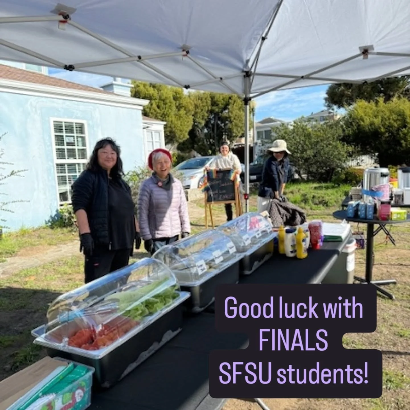 This week, SF State students are busy finishing final projects and taking final exams. We'll be here Tuesday, Wednesday and Thursday cheering you on!