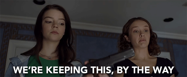 I mean yeah... she kills someone. But the real crime in this movie is PLAGIARISM.