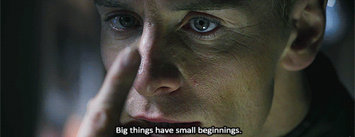 ALIENS. ALIENS HAVE SMALL BEGINNINGS.