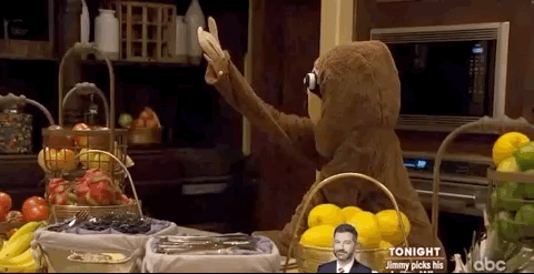 We salute you, sloth. Gone too soon.