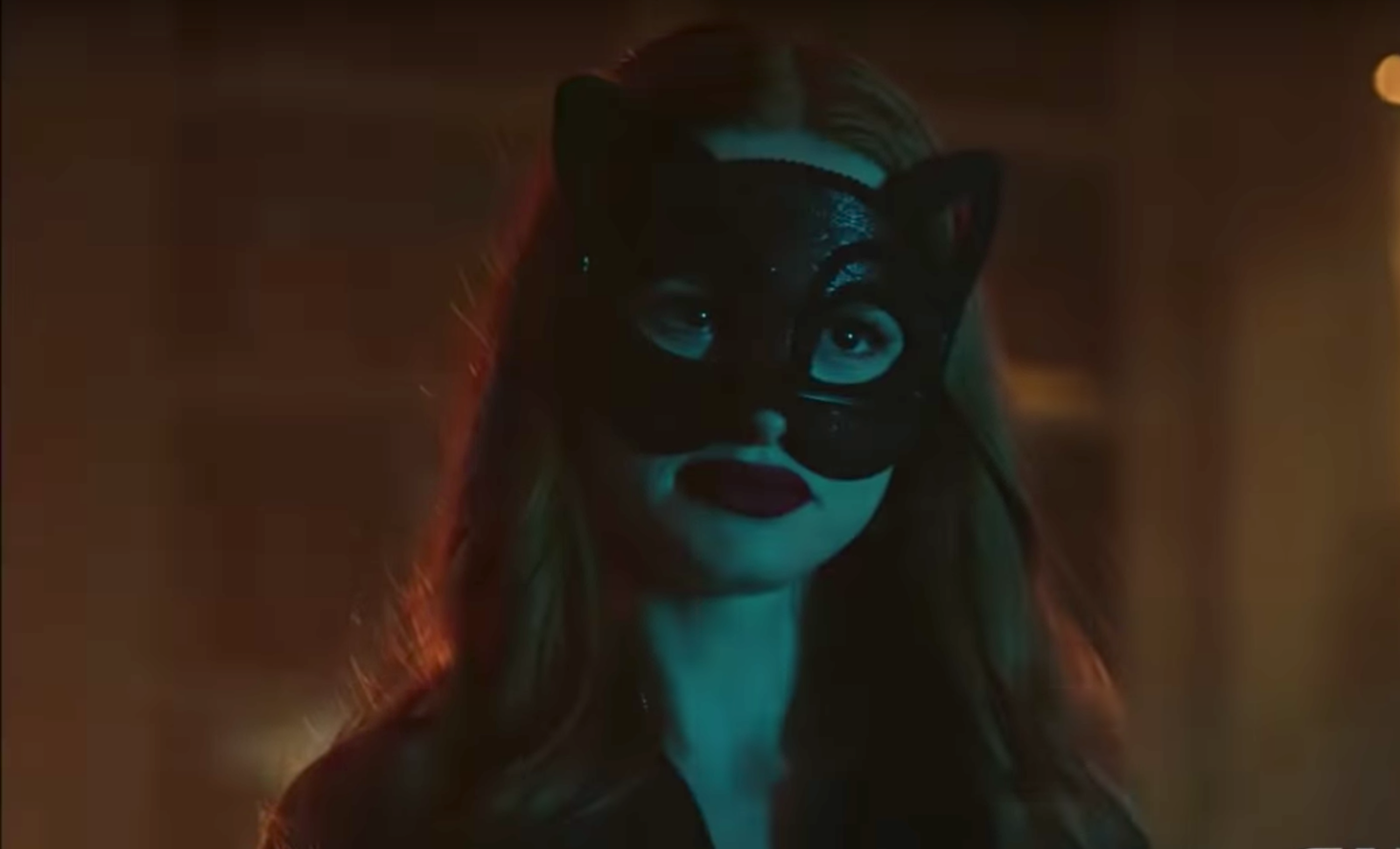 IT’S THE BLACK HOOD oh she’s just wearing a cat mask nvm we good
