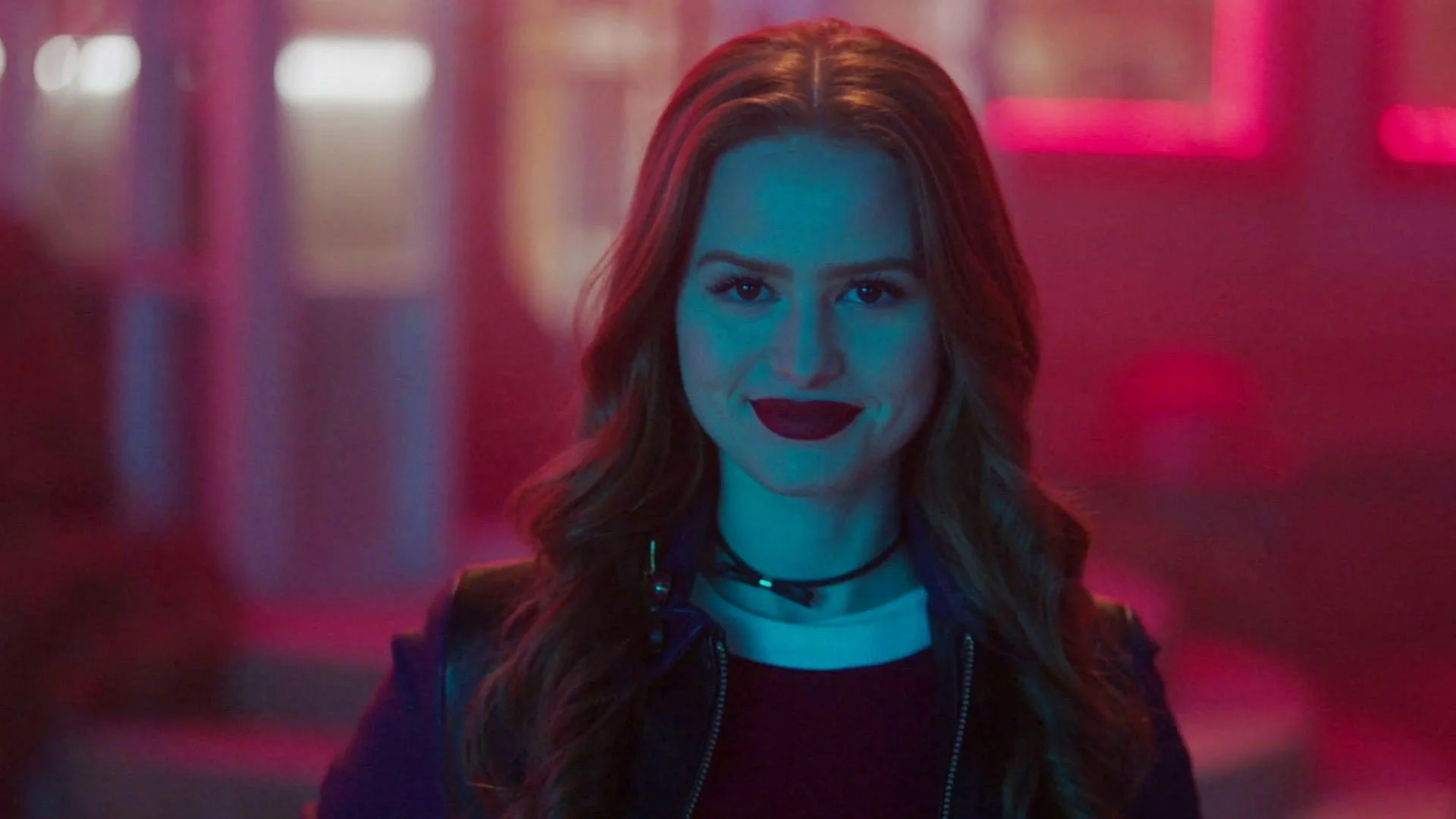 maybe if we dub the sound of women throwing punches over this closeup of cheryl, nobody will notice that we didn’t feel like hiring the fight choreographer for this episode?