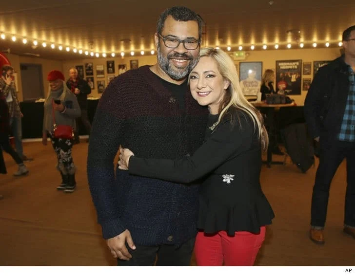 Producer Jordan Peele and Lorena Bobbitt promoting the new documentary.