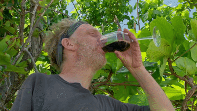 We leave you with Mike White, working while on a reward challenge. Will Ron Clark end up relaxing and planning like Mike?